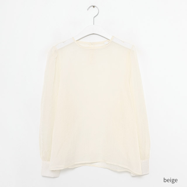 SALE) オーガンジーシースルーブラウス | ファッション通販サイト NUGU