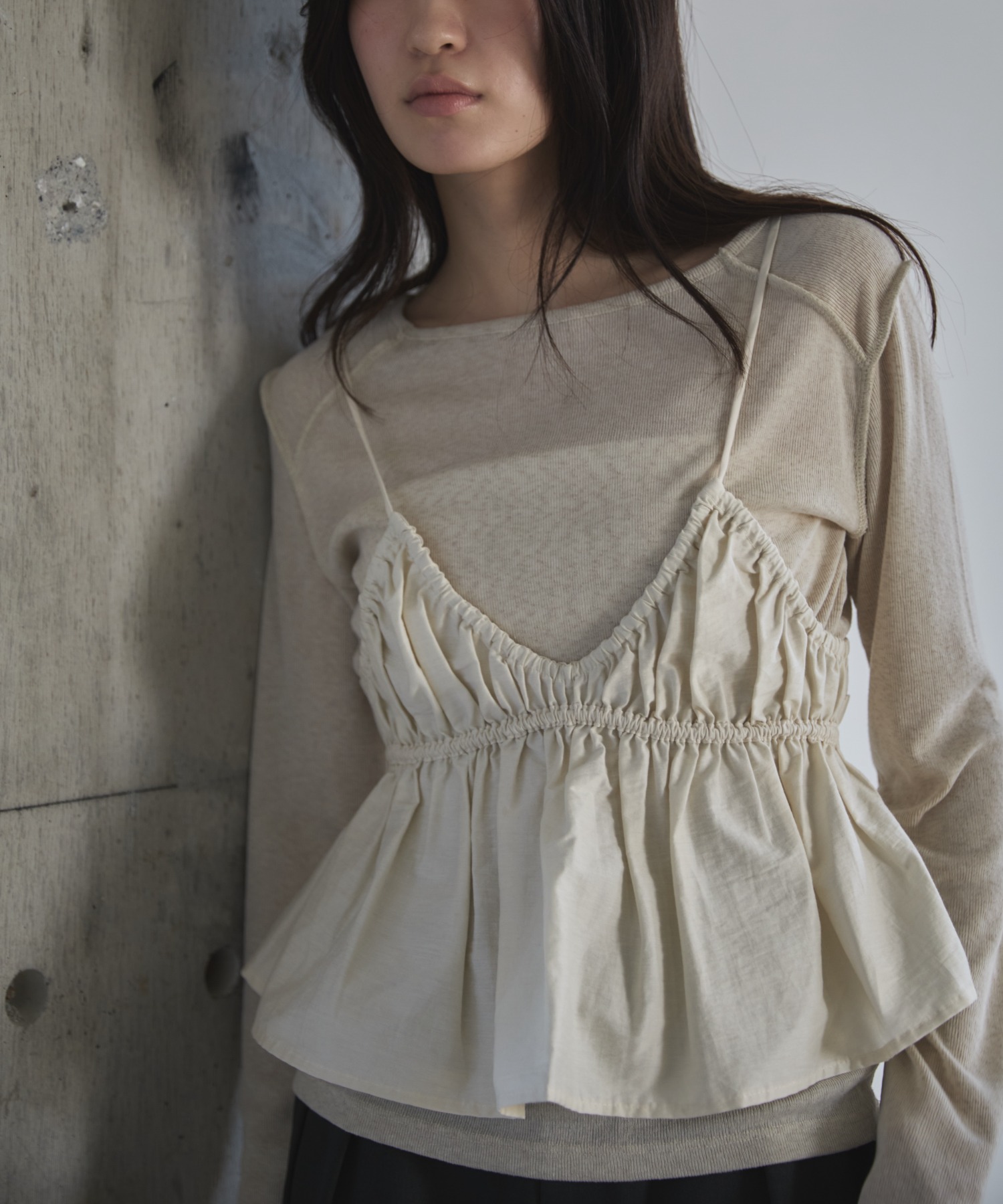 チャクラバランスサークルTOP ギャザーブラトップビスチェ | ファッション通販サイト NUGU