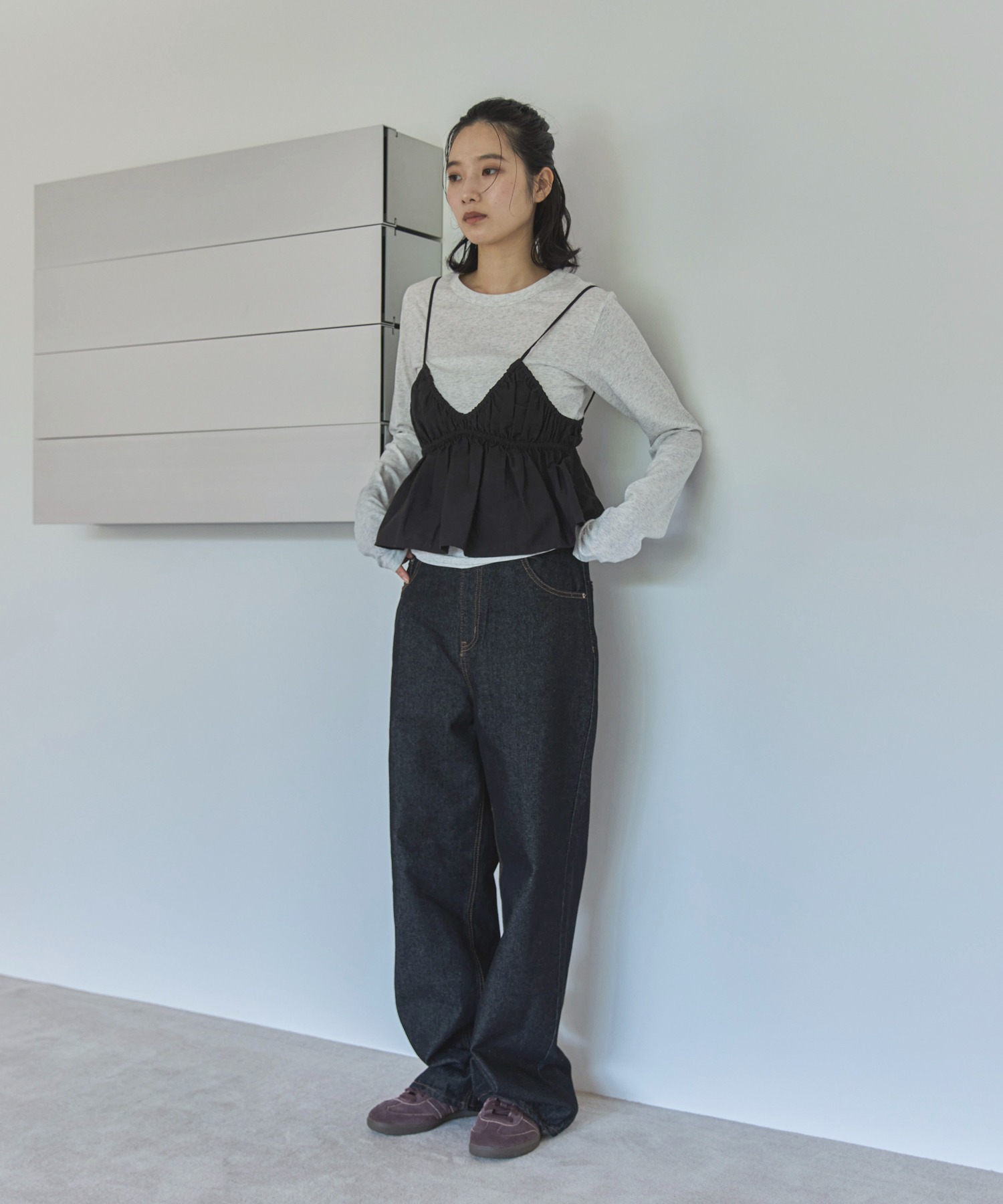 チャクラバランスサークルTOP ギャザーブラトップビスチェ | ファッション通販サイト NUGU