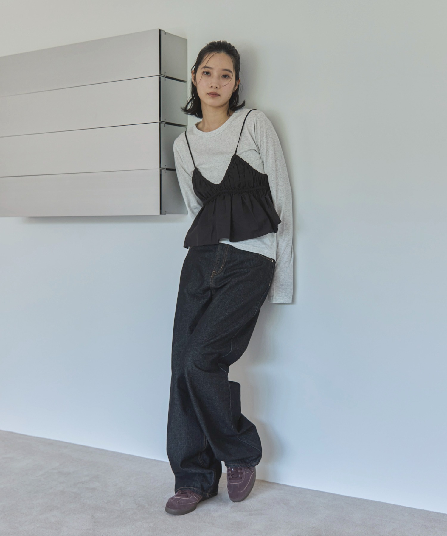 ギャザーブラトップビスチェ | ファッション通販サイト NUGU