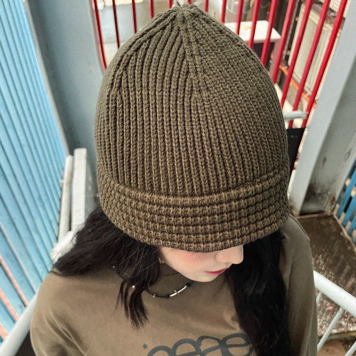 ハンドメイド☺︎カラフルハット☺︎クロシェバケットハット☺︎フリル☺︎タイダイ ハンドメイド☺︎カラフルハット☺︎クロシェバケットハット