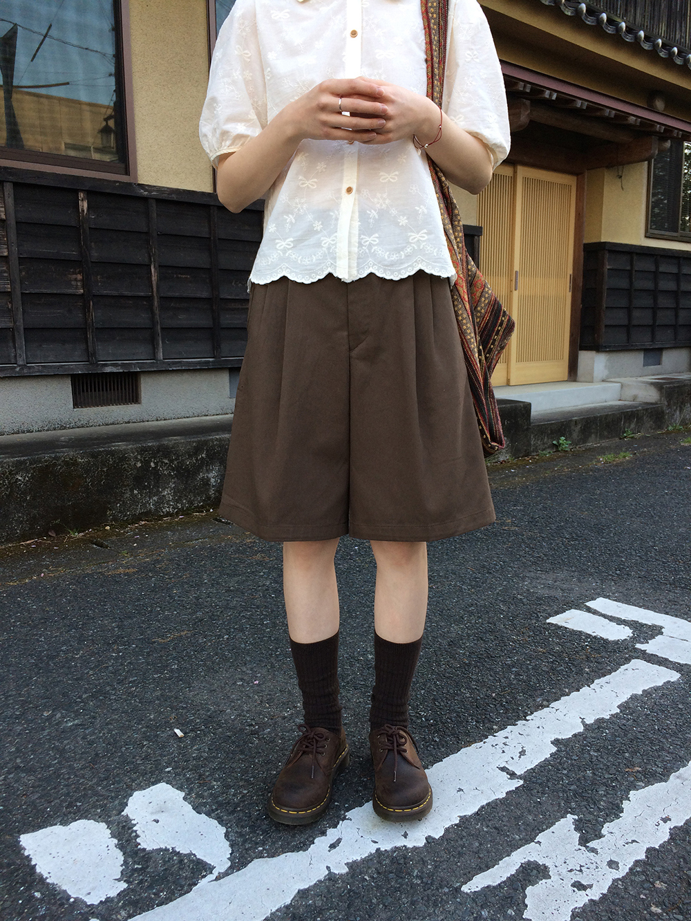 定番の中古商品 タック入りハーフパンツ | ファッション通販サイト NUGU パンツ