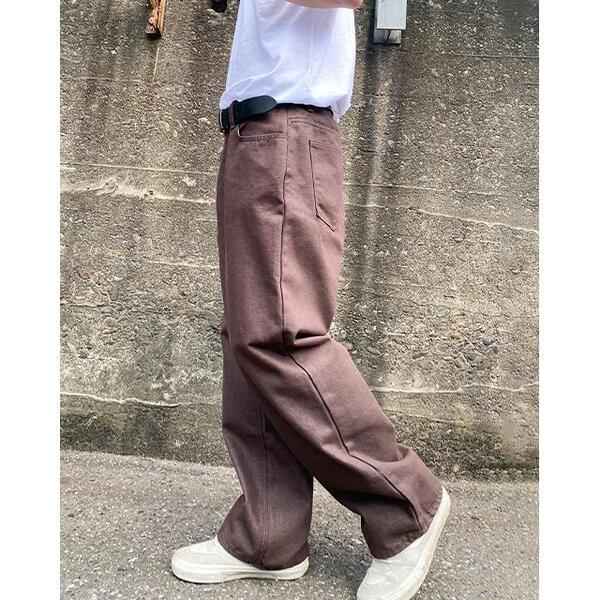 ブラウンワイドパンツ | ファッション通販サイト NUGU