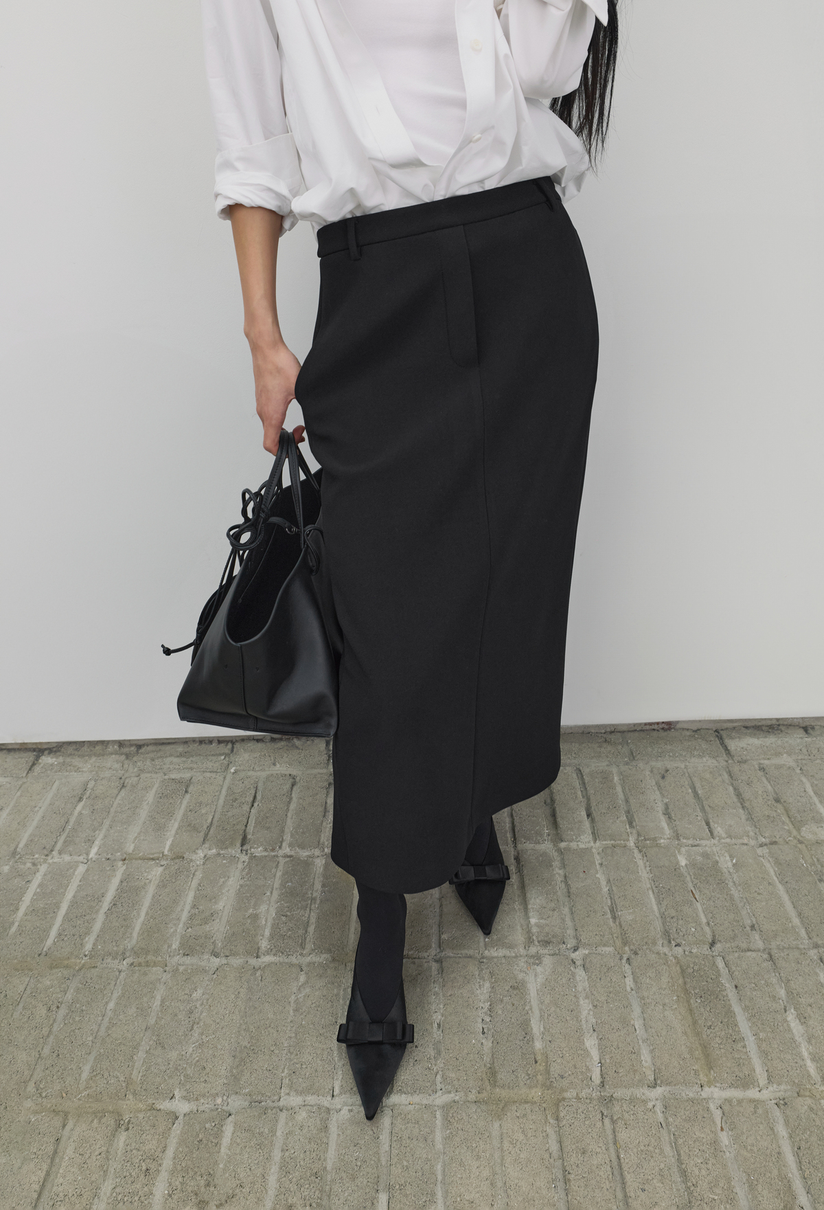 新品タグ付❣️ORR オル 韓国 ロングジャケット　コート　ウール　S　ブラック ORR / オル | ファッション通販サイト NUGU