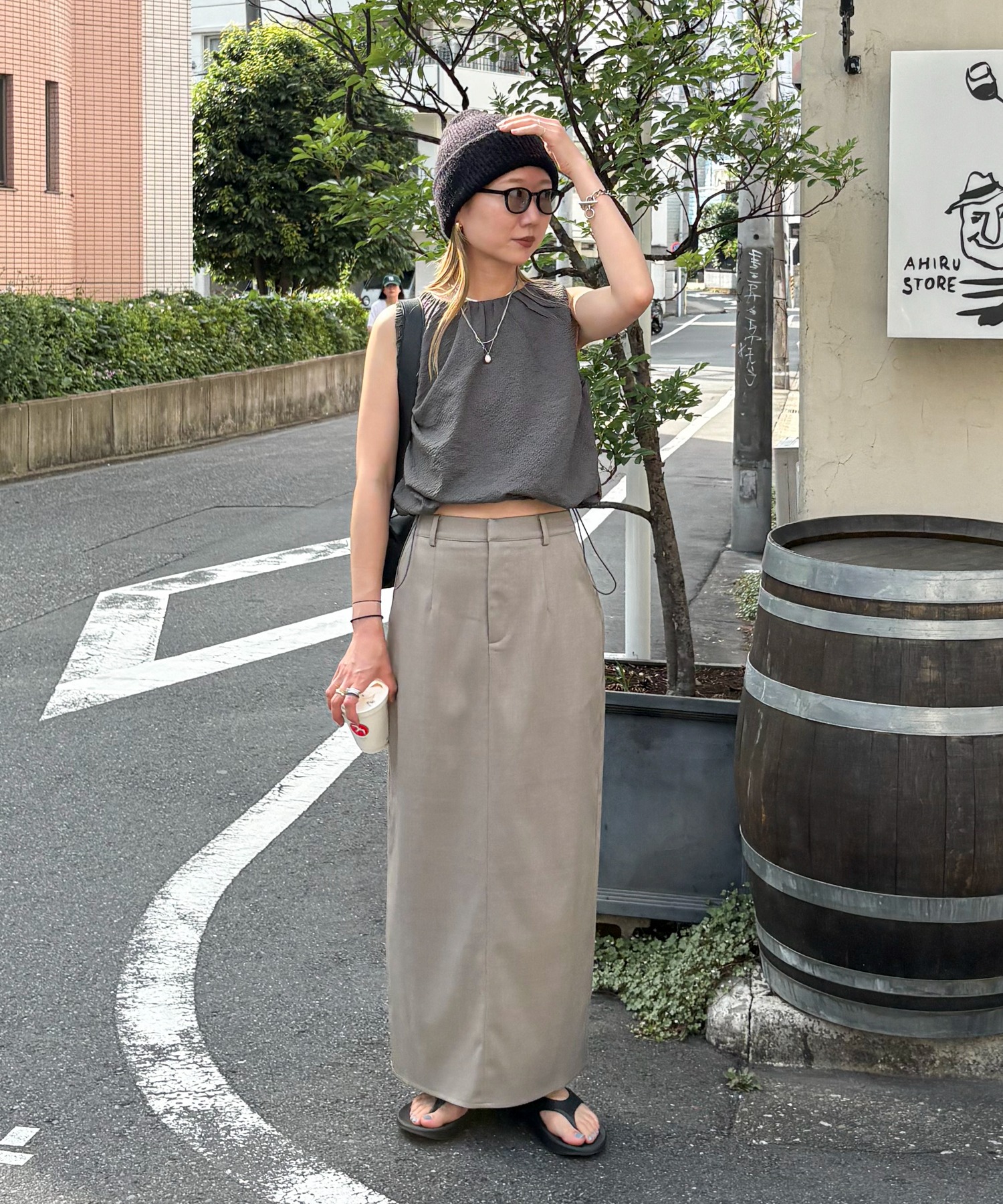 セットアップ可】スラックスナロースカート | ファッション通販サイト NUGU