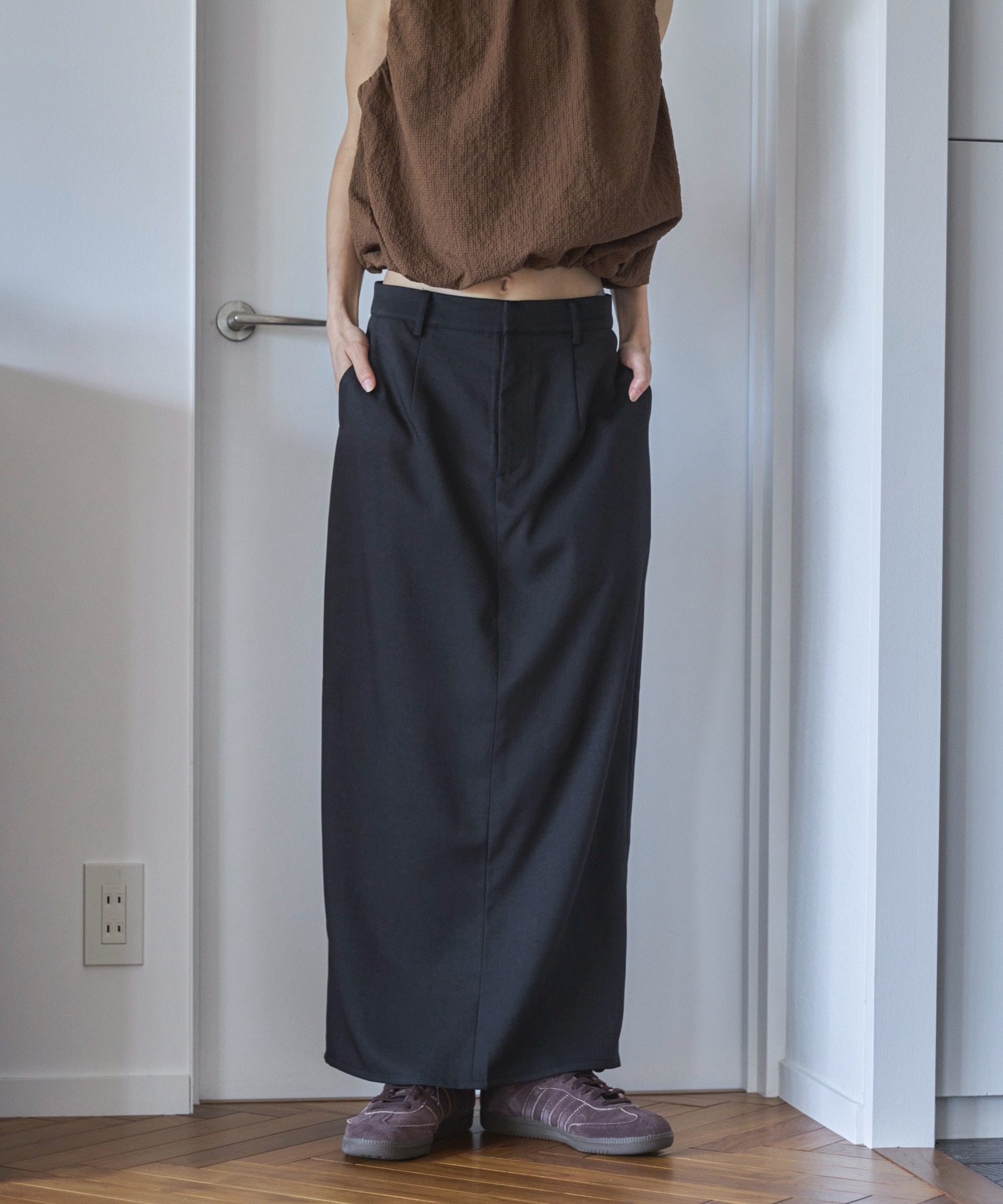 セットアップ可】スラックスナロースカート | ファッション通販サイト NUGU