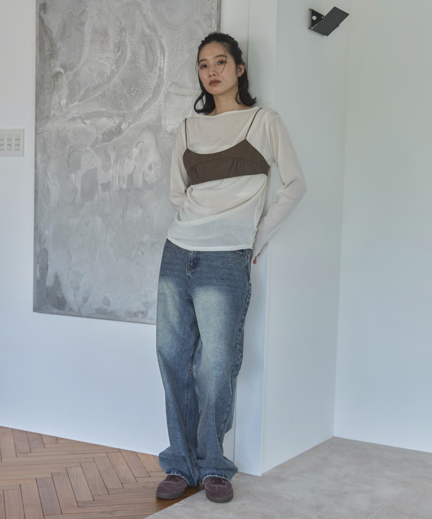 ストレートルーズデニム | ファッション通販サイト NUGU