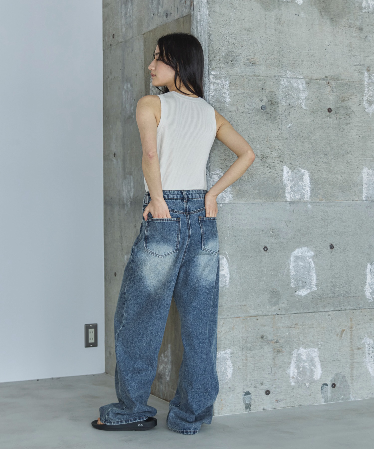 ストレートルーズデニム | ファッション通販サイト NUGU