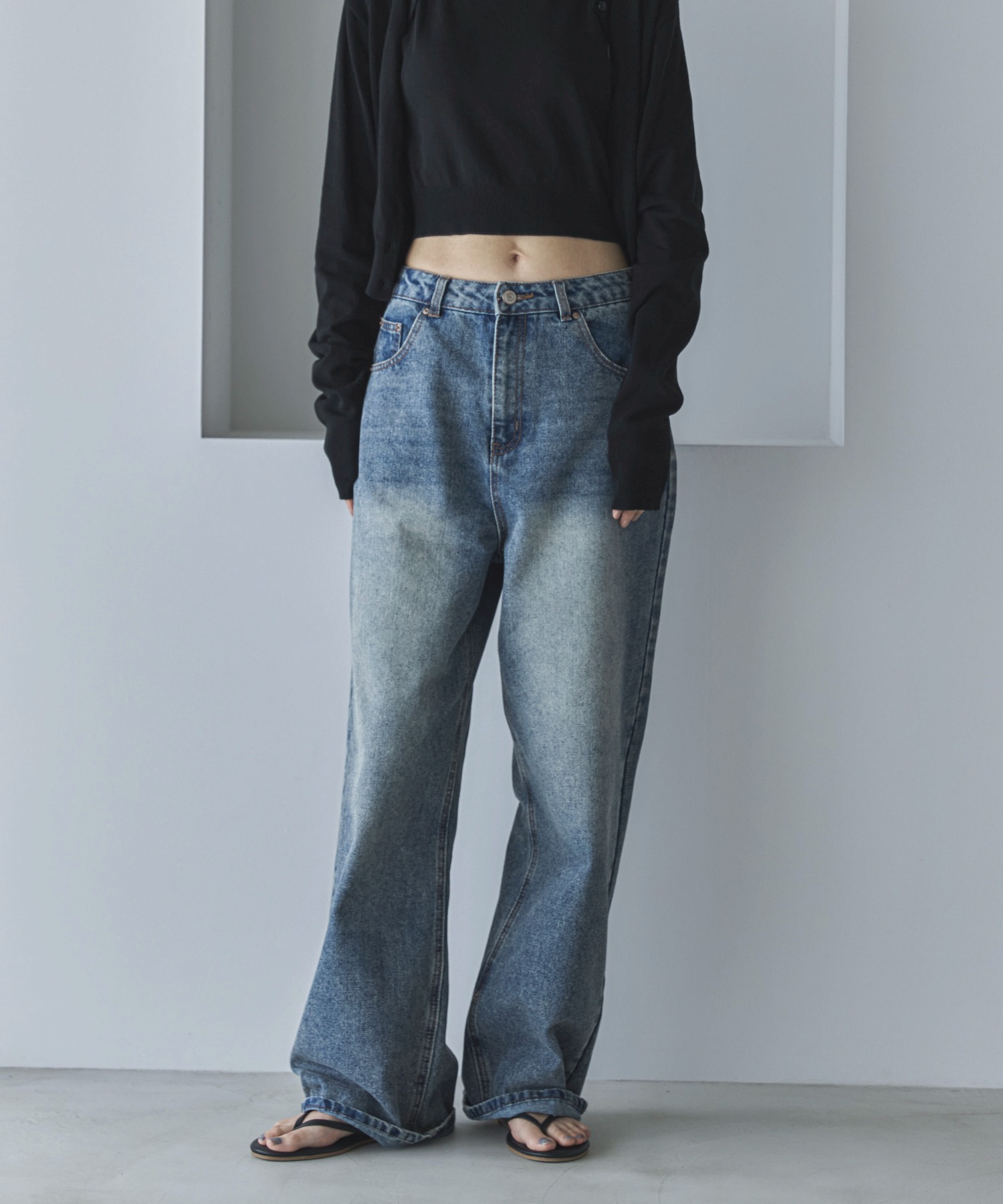 ストレートルーズデニム | ファッション通販サイト NUGU