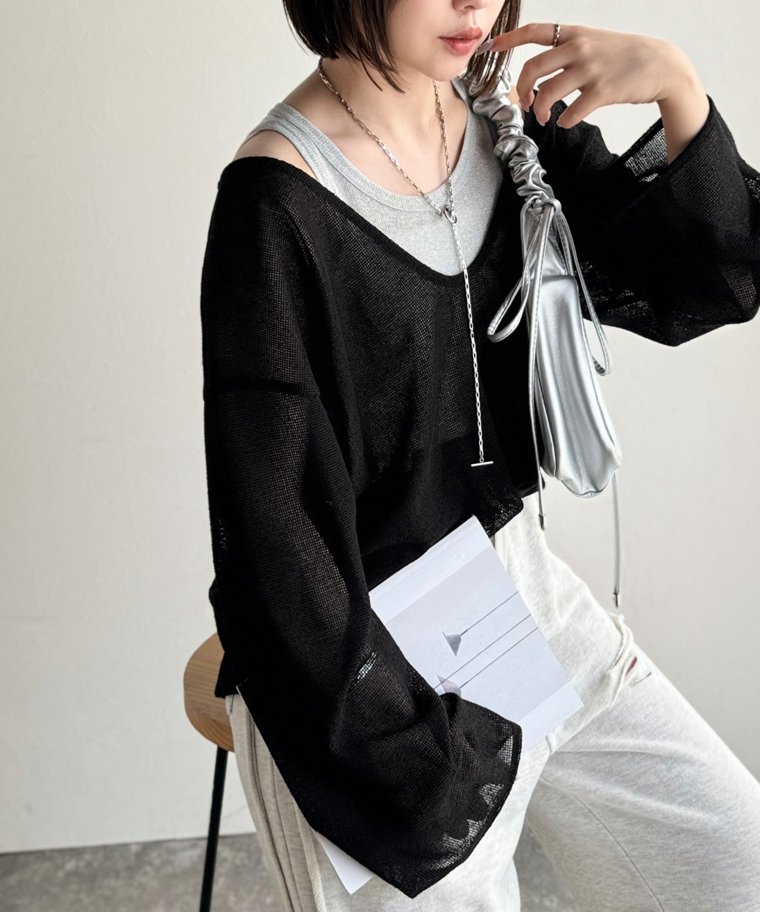 sayo×クラシカルエルフコラボ》いつもの服に+1。ちょうどいい抜け感を