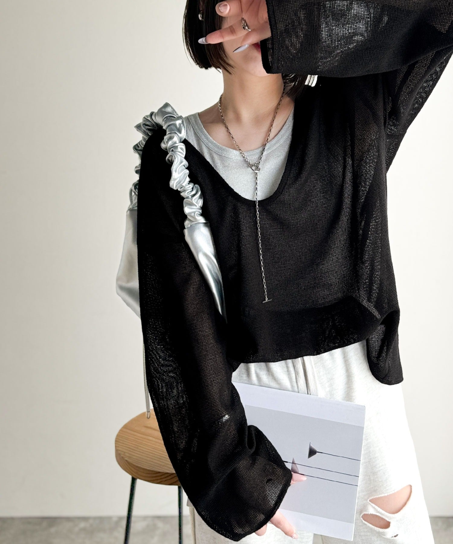 sayo×クラシカルエルフコラボ》いつもの服に+1。ちょうどいい抜け感を