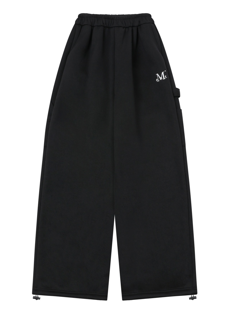 SIGNATURE BACK 72 LETTERING WIDE DENIM BANDING PANTS UNISEX