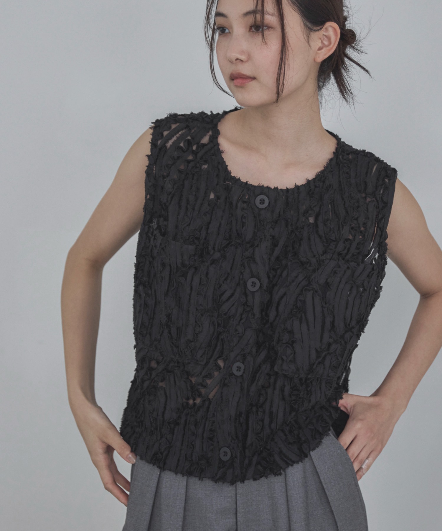 コードレースシアーベスト | ファッション通販サイト NUGU