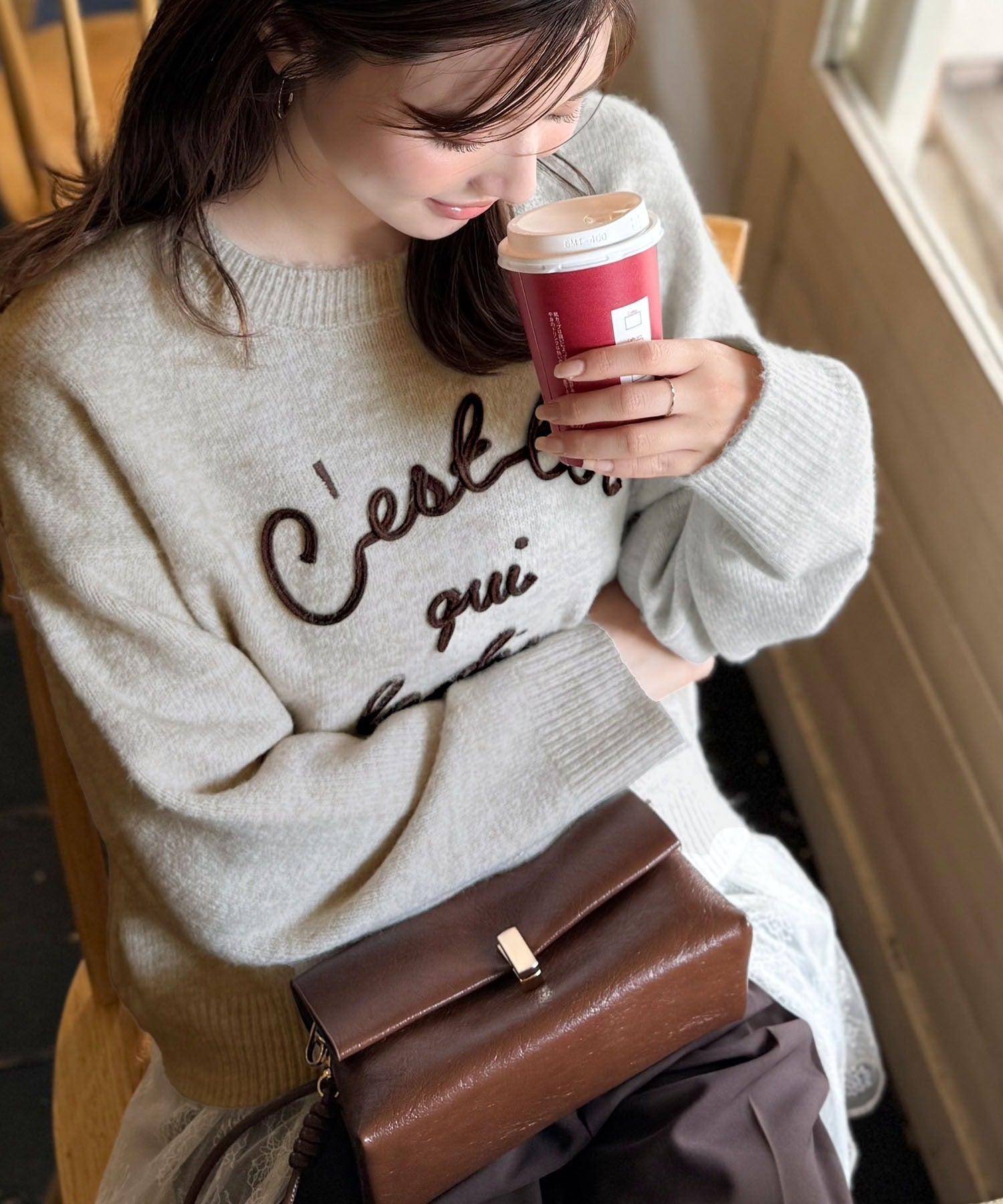 まゆ◇お品物代 mily bilet】おしゃれ女子の今シーズンイチ押し♪カラーコード刺繍