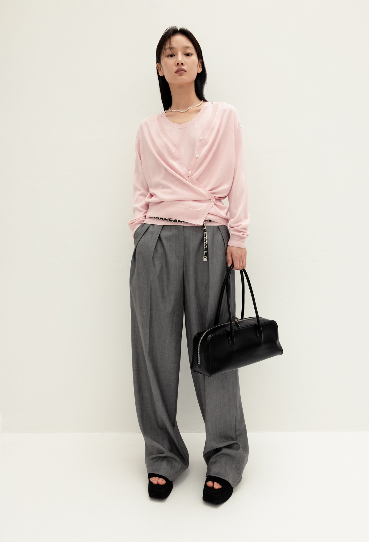 Silk 100% Cardigan Pink