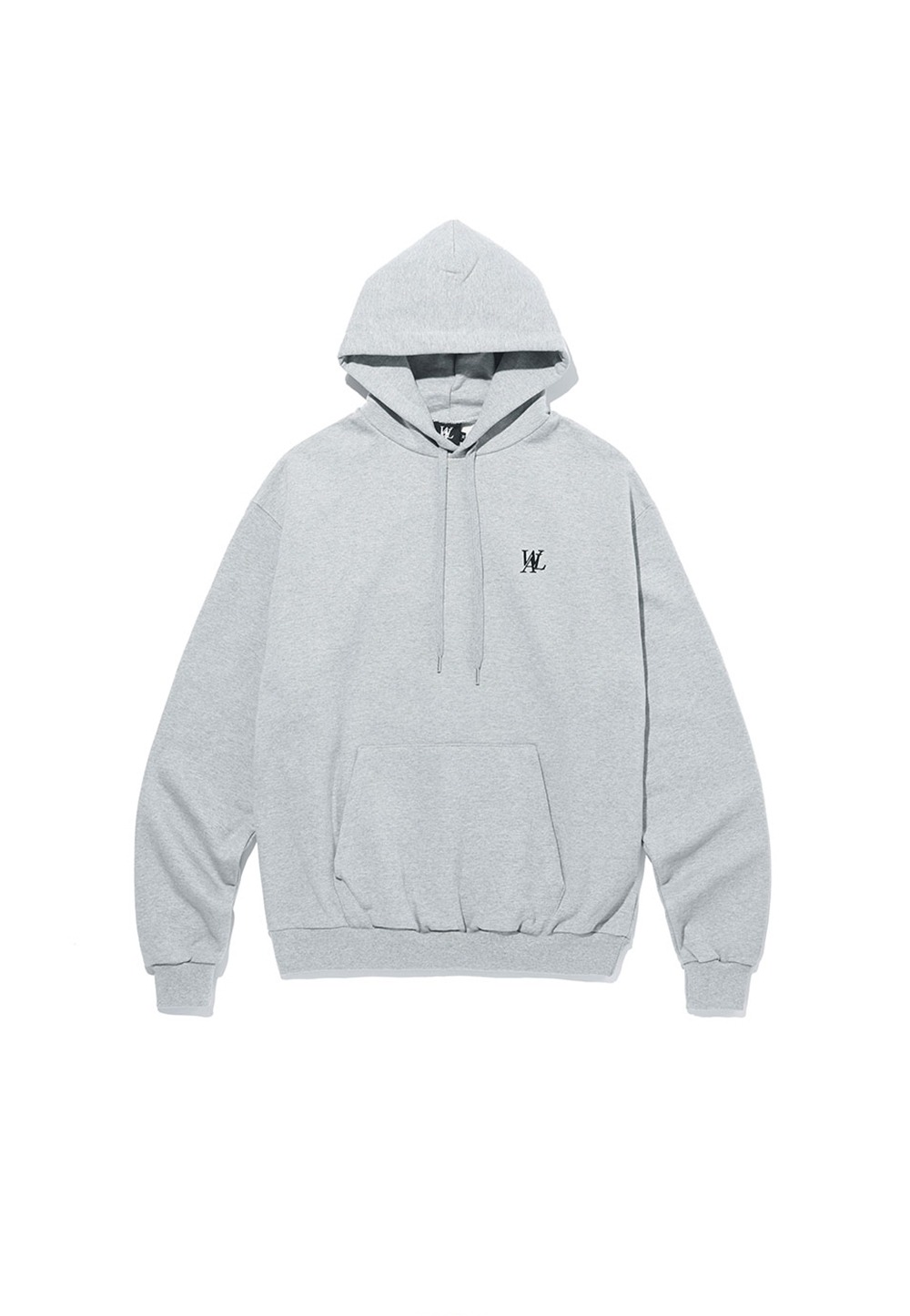 【WOOALONG】関税/送料込み WAL signature balloon over hood Signature balloon over sweatshirt - GREY | ファッション通販