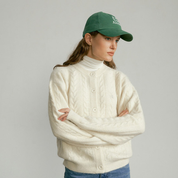 FOLNUA SLOGAN BALL CAP - GREEN | ファッション通販サイト NUGU