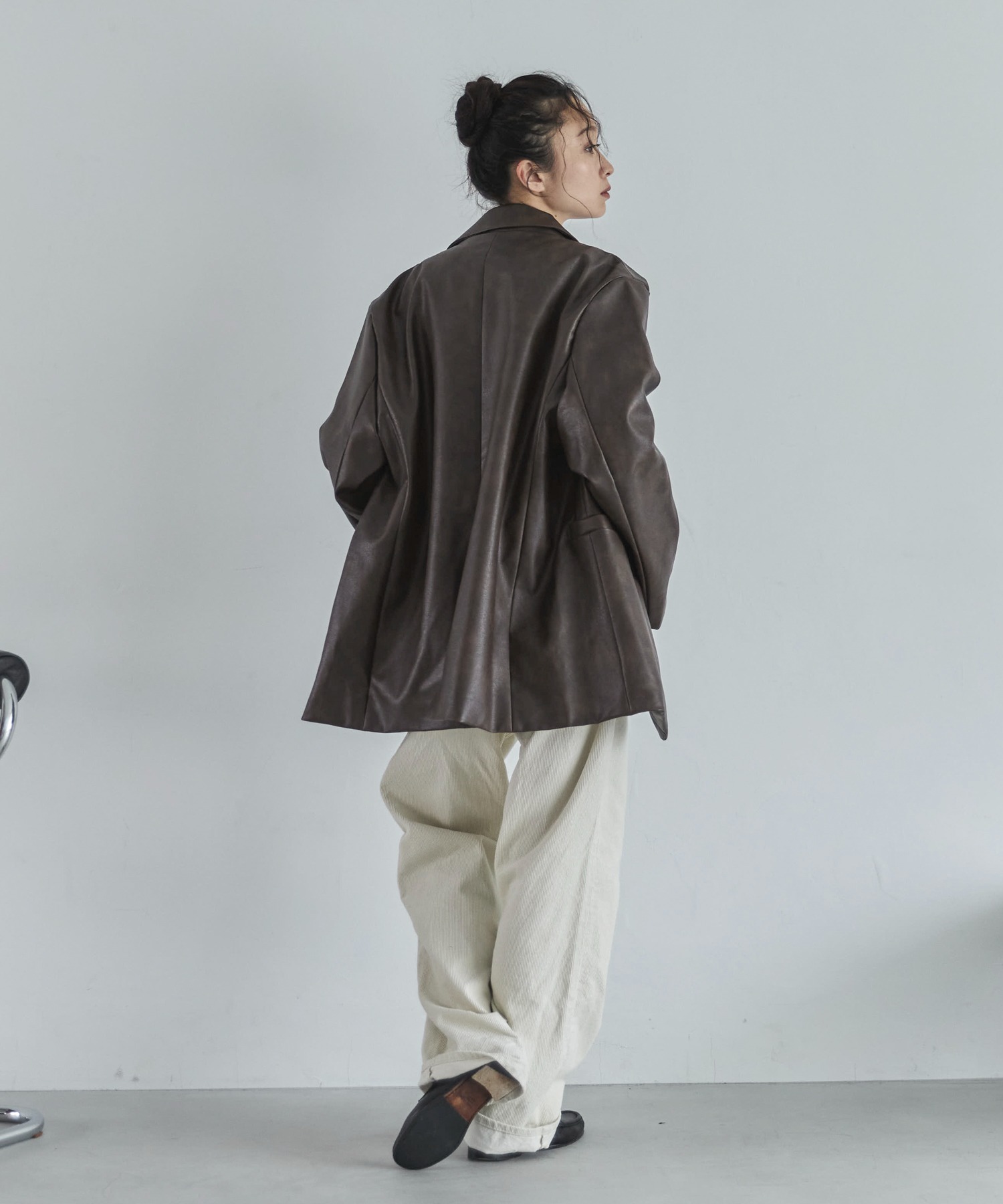 ビンテージレザーテーラードジャケット | ファッション通販