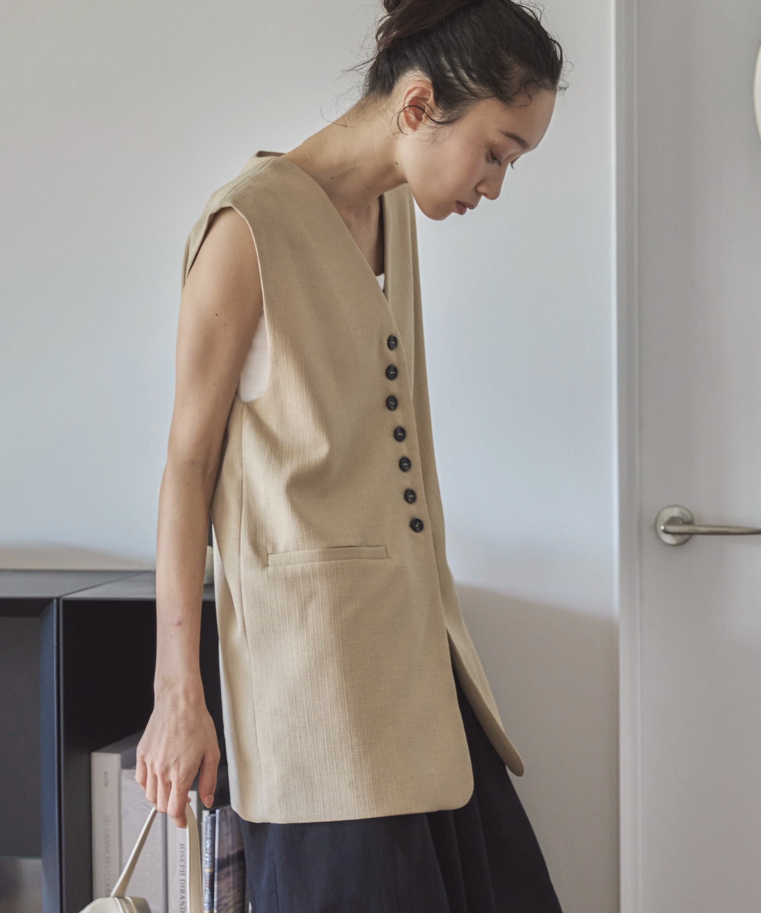 セットアップ可】コンフォートツイードハンサムベスト | ファッション