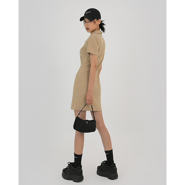 original] Short Sleeve Polo Dress | ファッション通販サイト NUGU