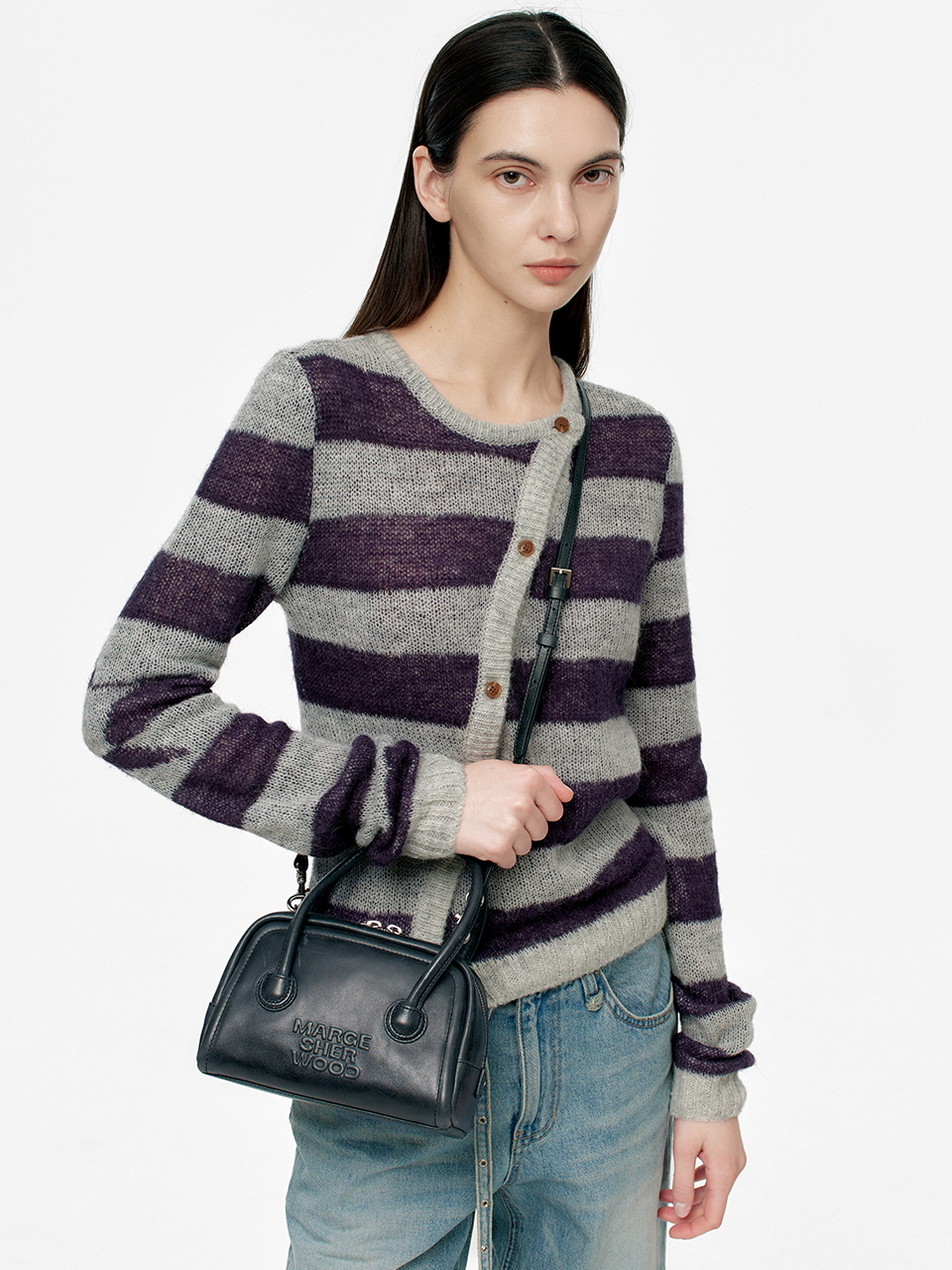 【購入特典】SOFT TOTE MINI_navy pull-up