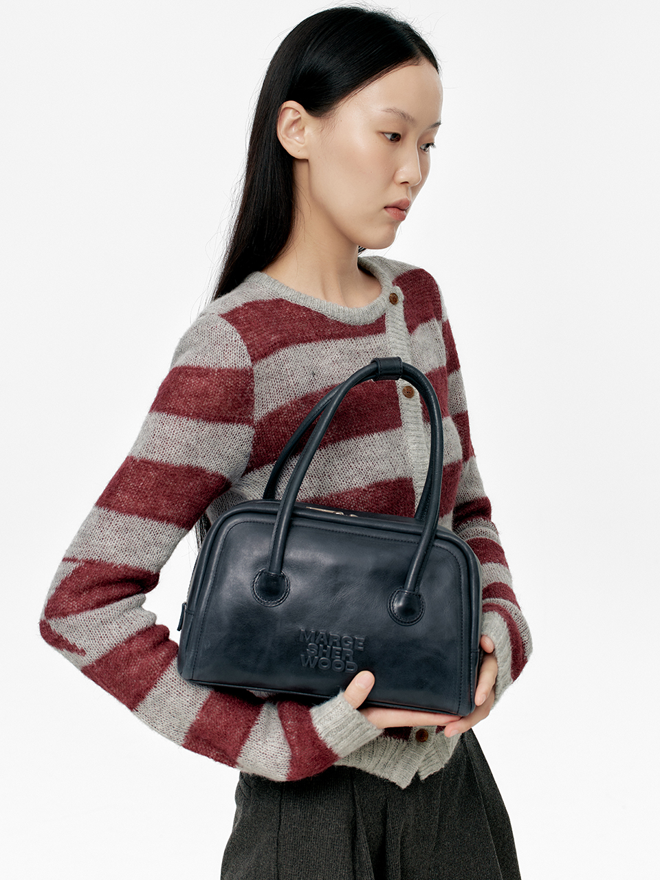 【購入特典】SOFT TOTE_navy pull-up