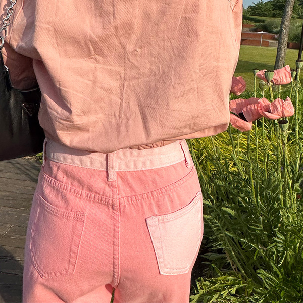 Y'sピンク綿パンツ ピンクコットンパンツ | ファッション通販サイト NUGU