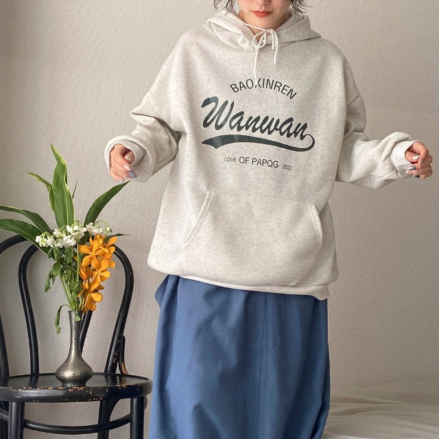 ロゴフードパーカー | ファッション通販サイト NUGU