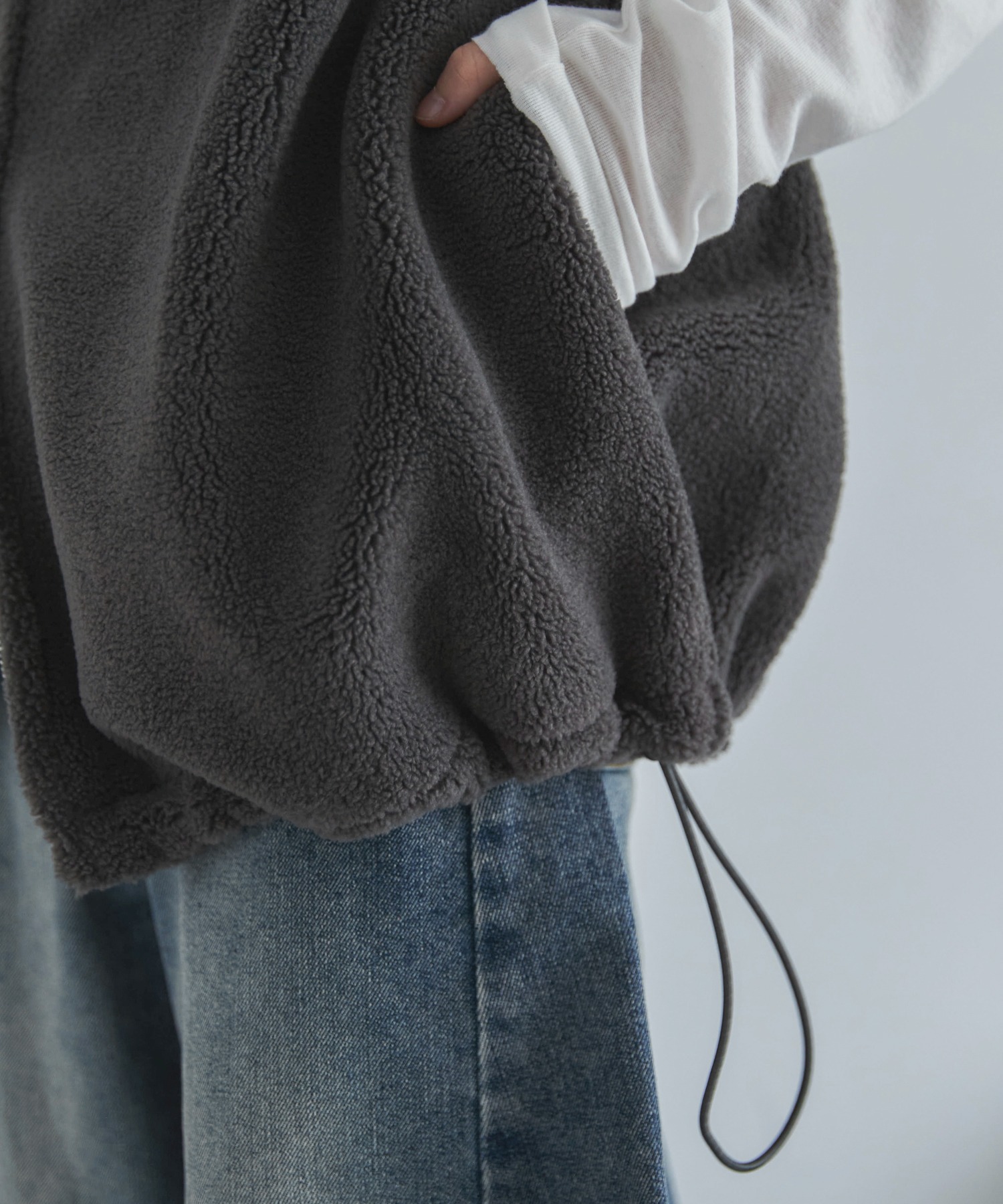 ダブルジップボアベスト | ファッション通販サイト NUGU