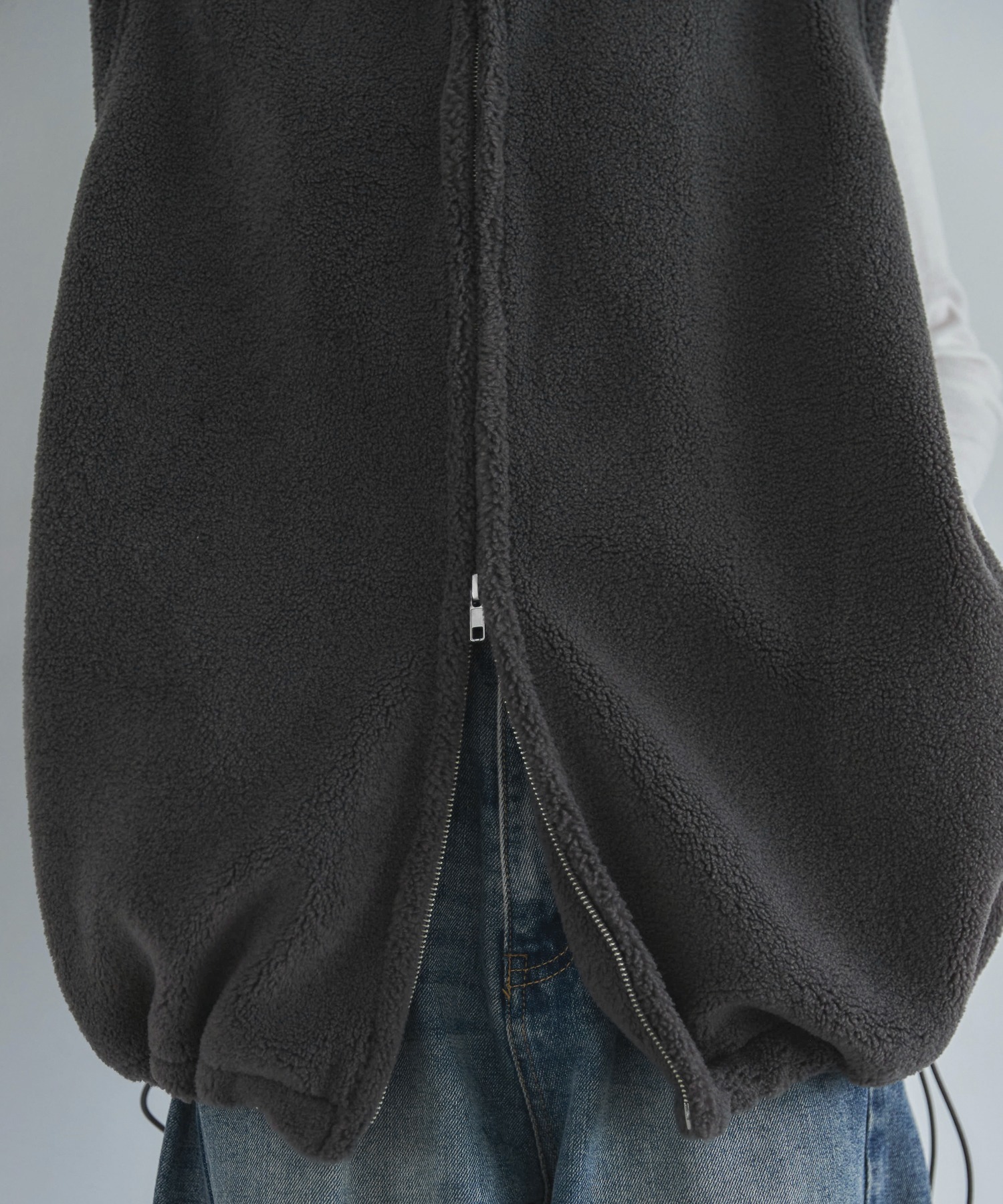 ダブルジップボアベスト | ファッション通販サイト NUGU