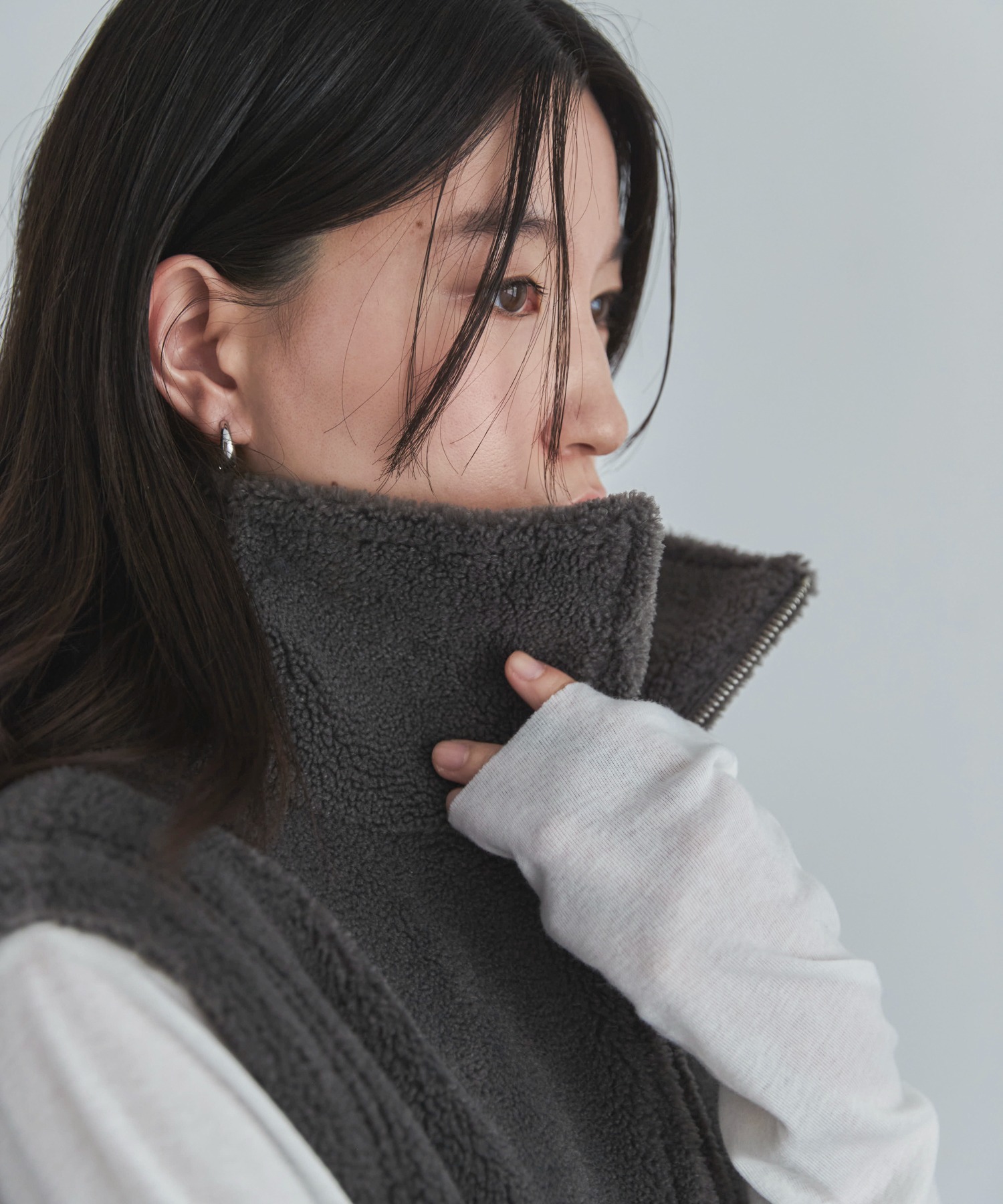 ダブルジップボアベスト | ファッション通販サイト NUGU