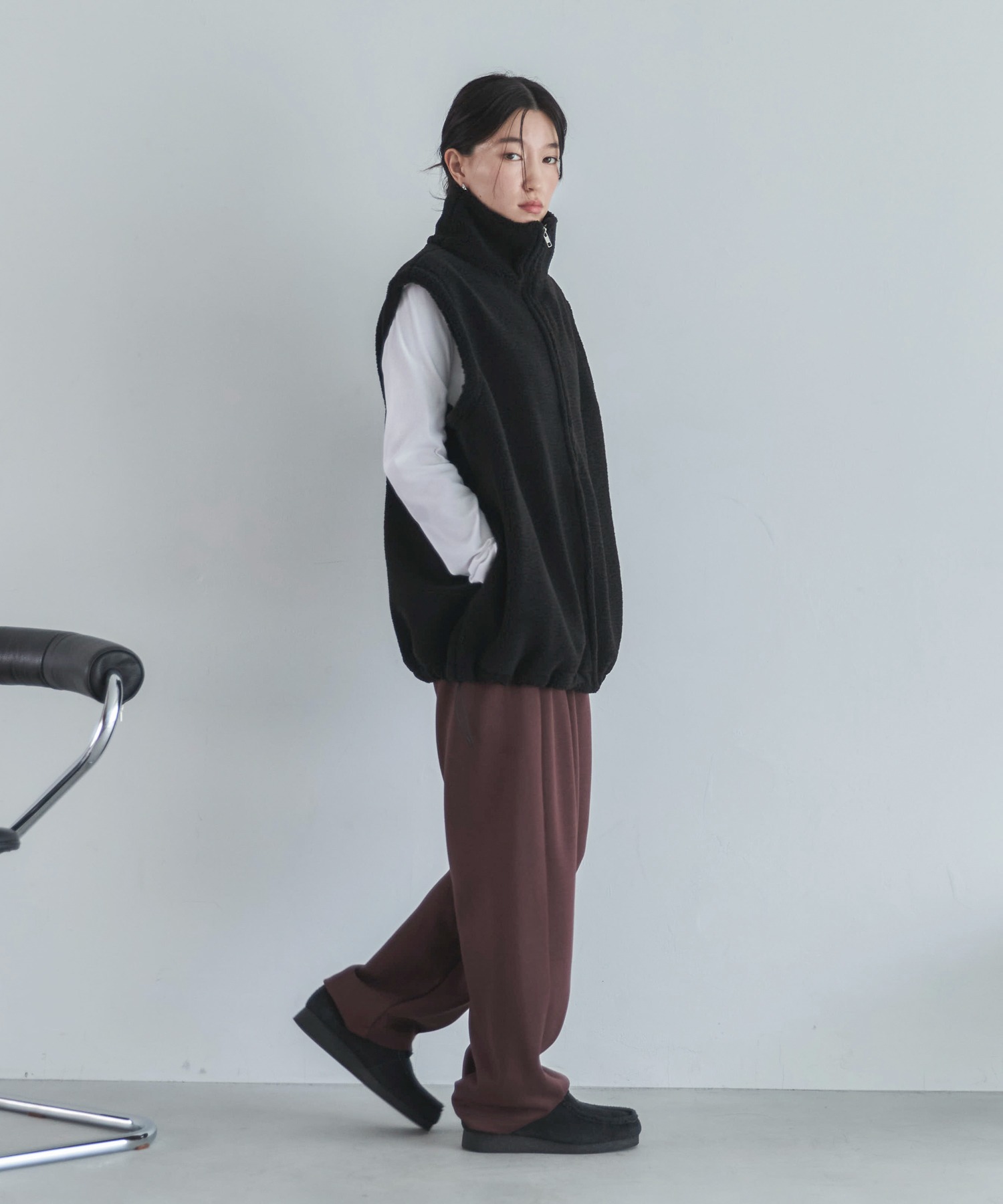 ダブルジップボアベスト | ファッション通販サイト NUGU