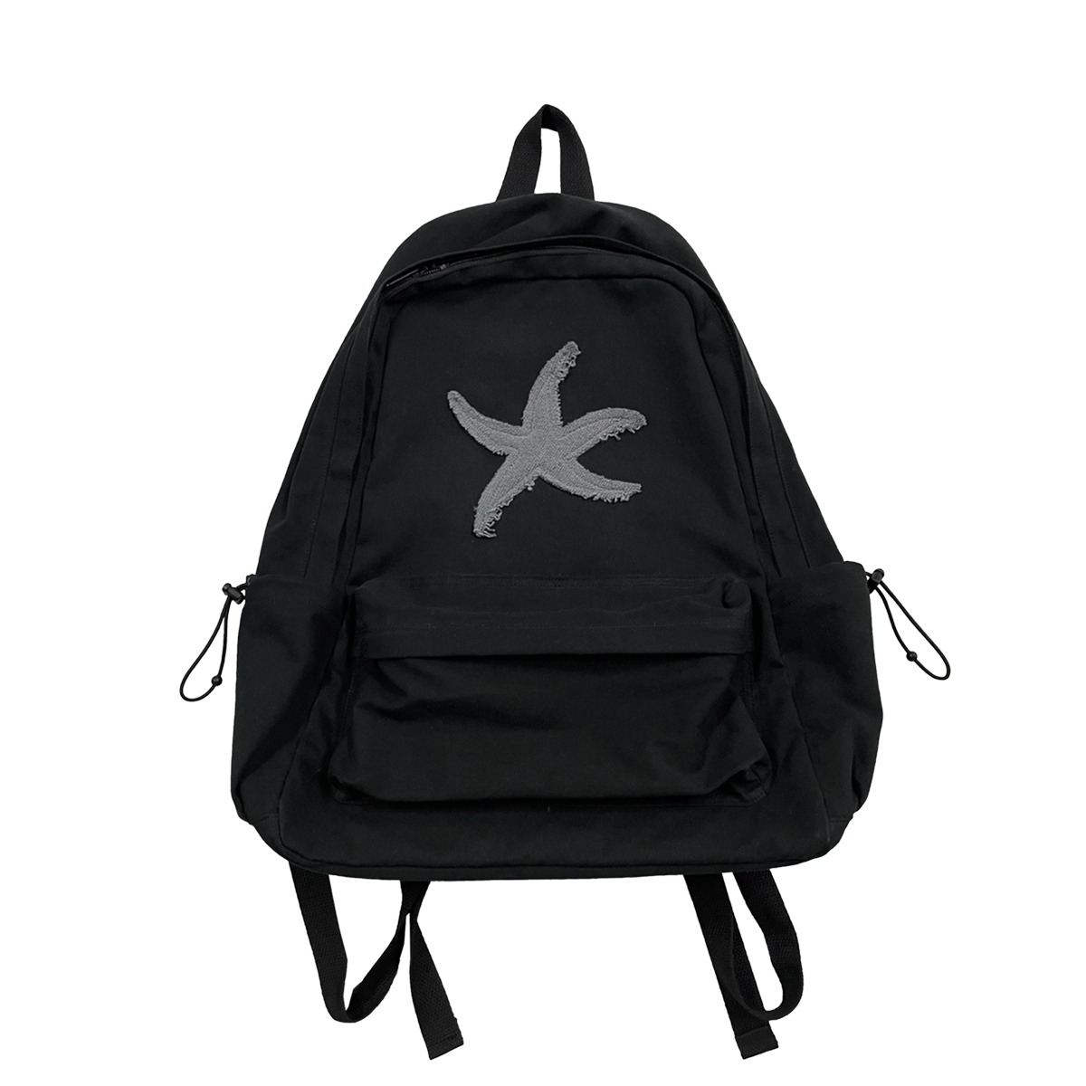 バックパック・リュック [NICEGHOSTCLUB]NGC BASIC COTTON BACKPACK_BEIGE(NG2EFUAB44A NGC BASIC COTTON BACKPACK_BEIGE(NG2EFUAB44A) | ファッション