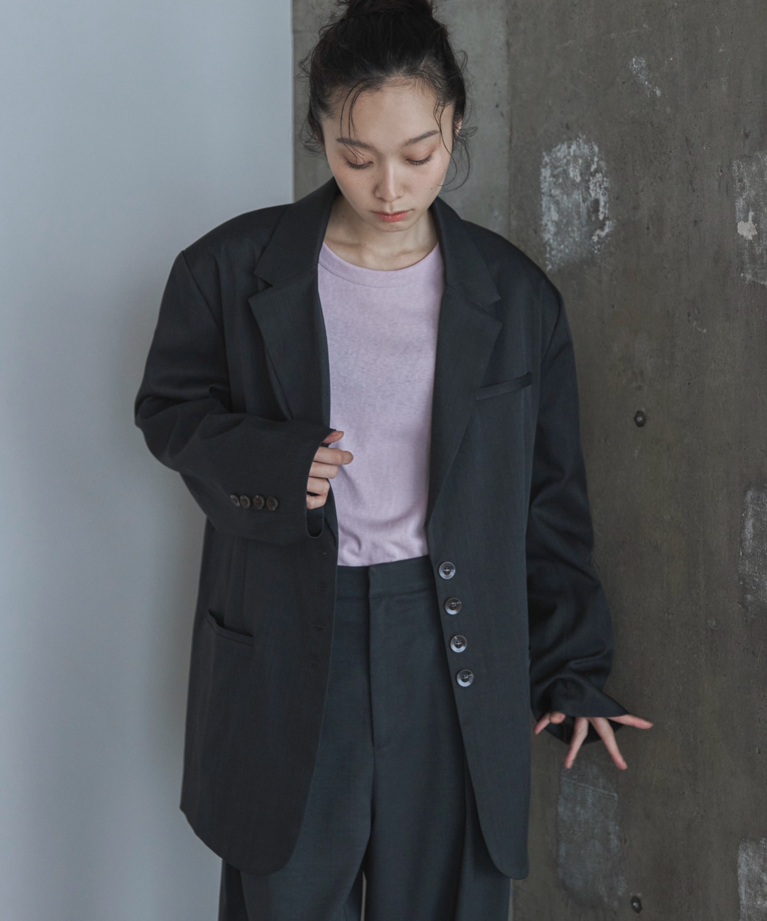 セットアップ可】テーラードオーバージャケット | ファッション通販