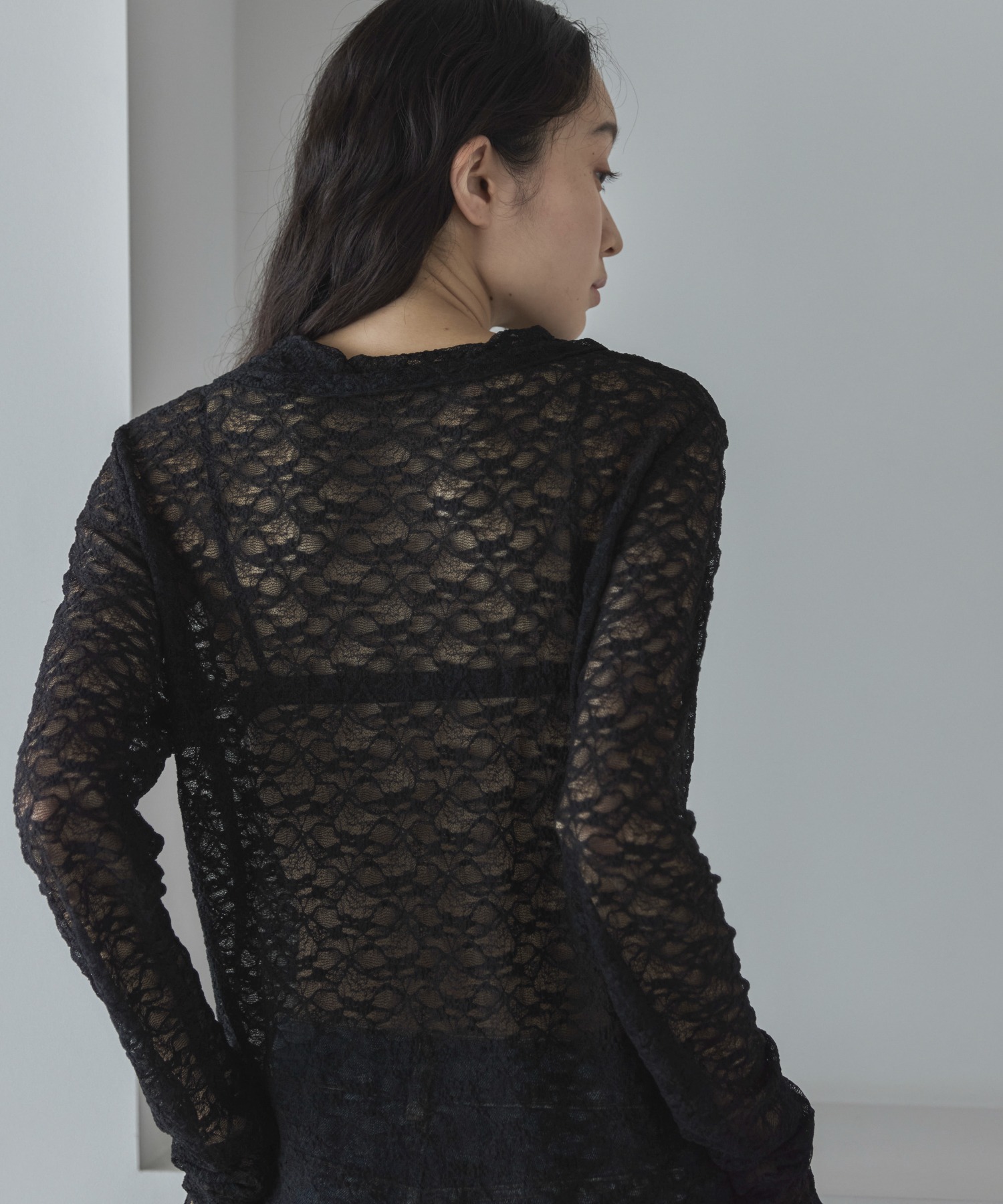 NOVESSEL レースカーディガン ユニセックス NOVESSEL レースカーディガン ユニセックス NOVESSEL レース