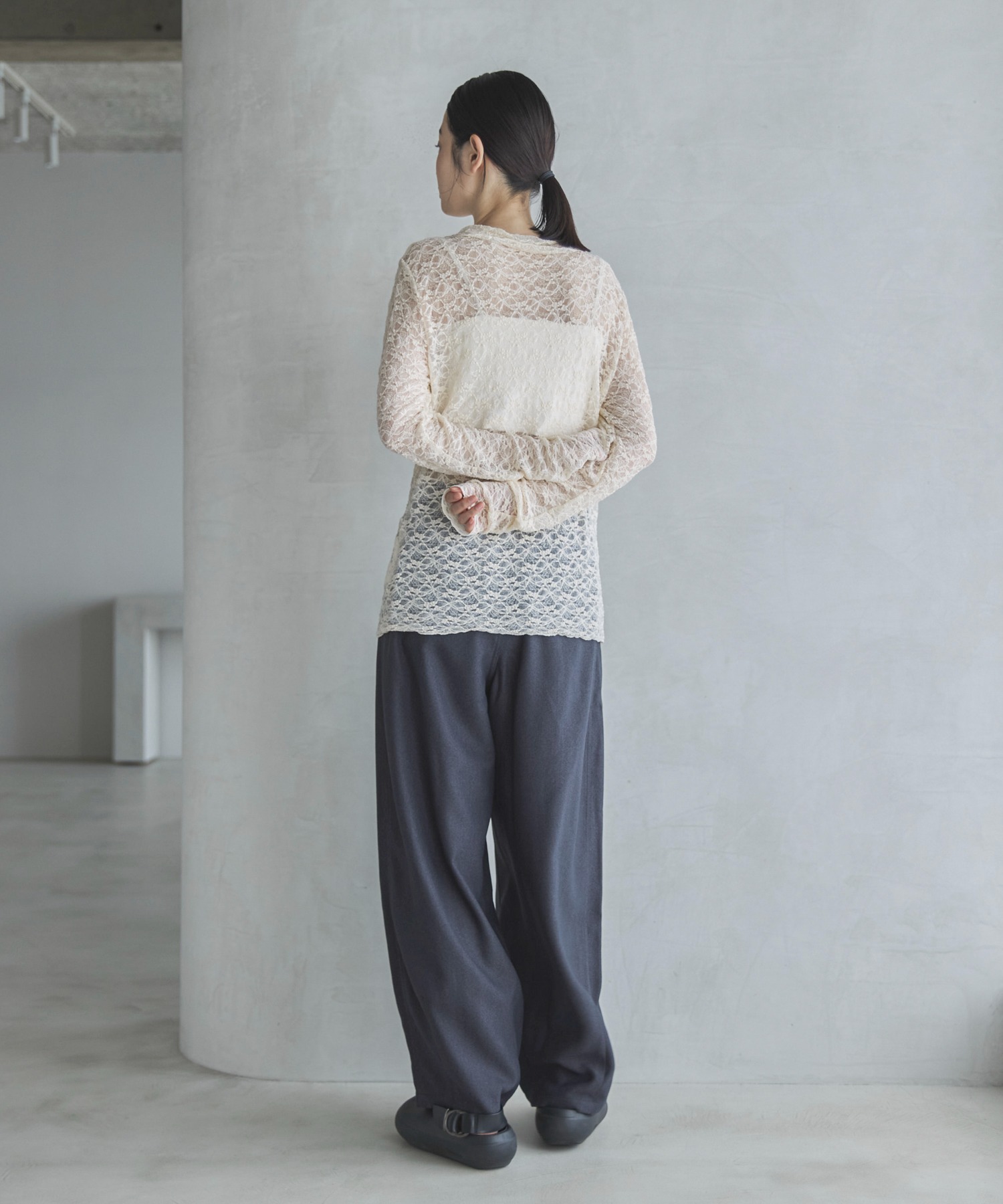 PLEATS PLEASE　レースカーディガン　白　サイズ4　HR0369 PLEATS PLEASE レースカーディガン 白 サイズ4 HR0369 - メルカリ