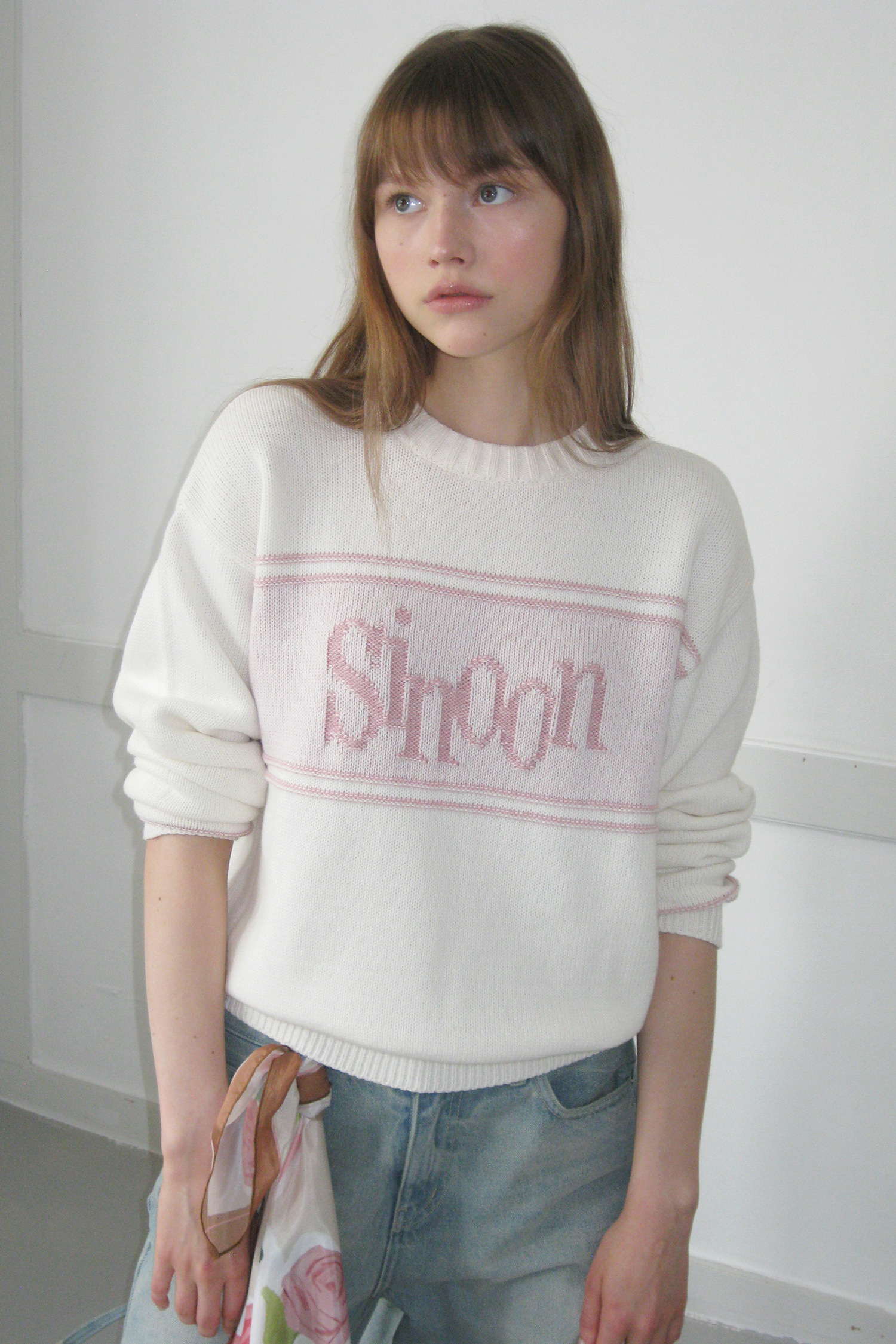 Sinoon Reverse Pullover Knit (Ivory) | ファッション通販サイト NUGU