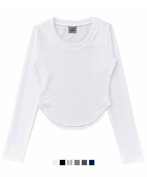 [Super Soft Tencel] N.Dressy Slim 'Relax Crew Neck' Long-Sleeve T-Shirt