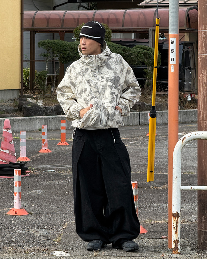 迷彩ナイロンフードブルゾン | ファッション通販サイト NUGU