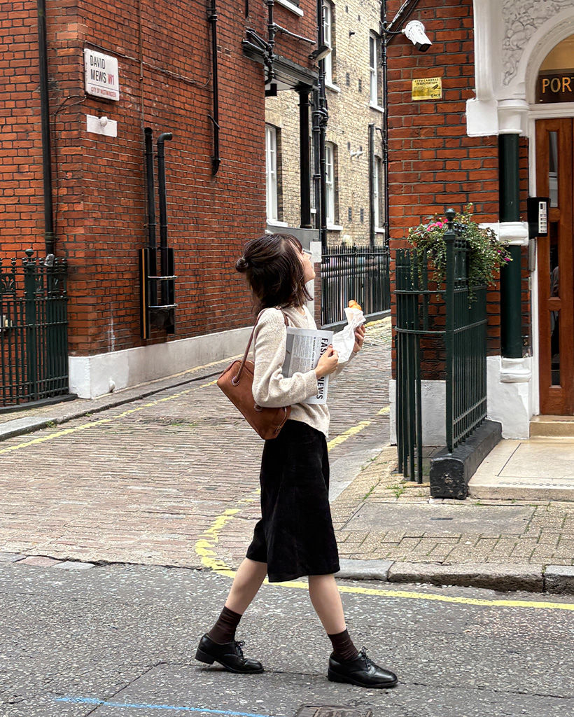 コーデュロイバミューダパンツ