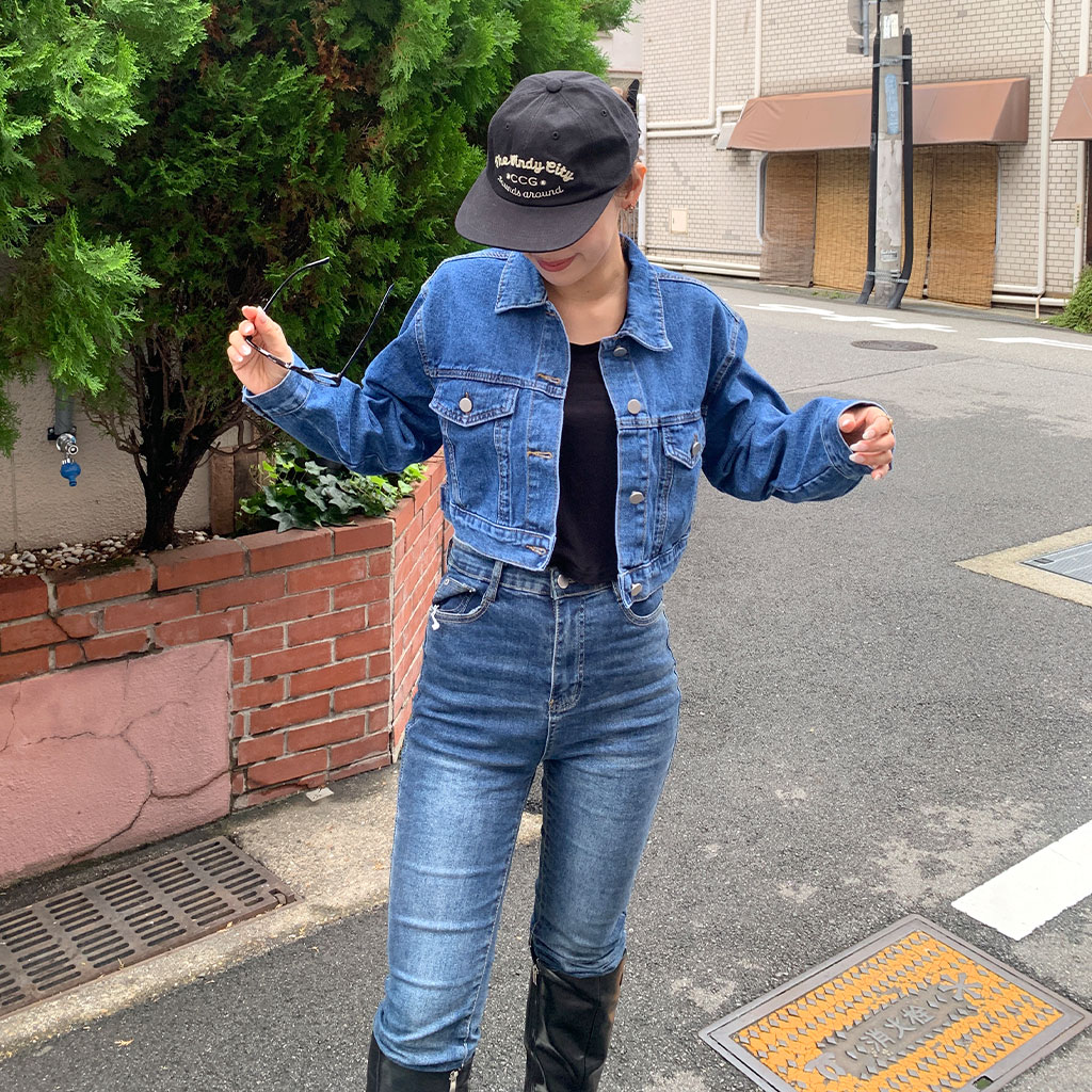 Tiny Closet フード付きジャケットセット ストレッチタスランフードジャケット【セットアップ着用可
