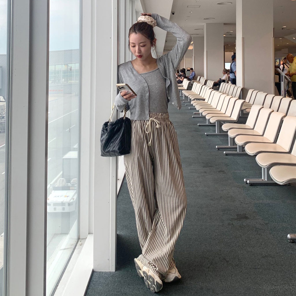 ストライプバンディングパンツ | ファッション通販サイト NUGU