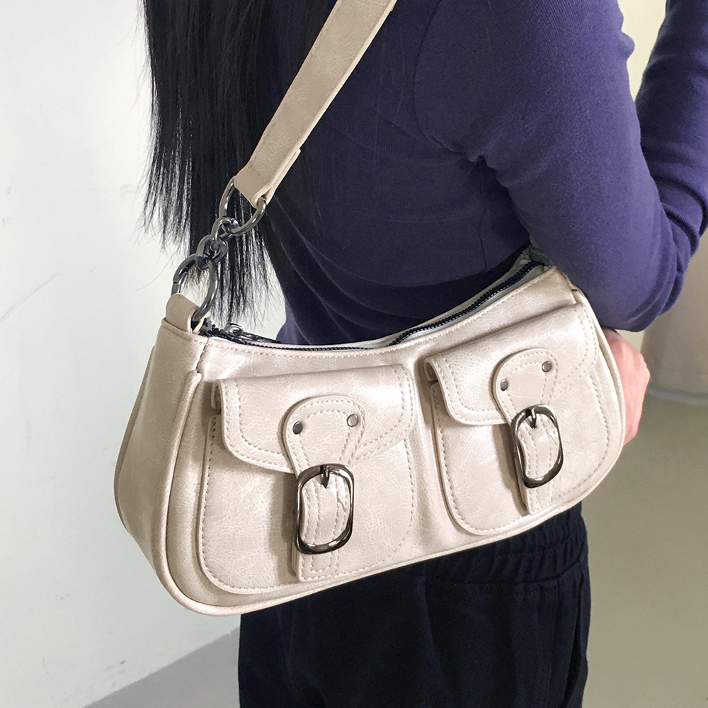 未使用品　&MyuQJUNO　ショルダーバッグ　グレージュ 未使用品 &MyuQJUNO ショルダーバッグ グレージュ