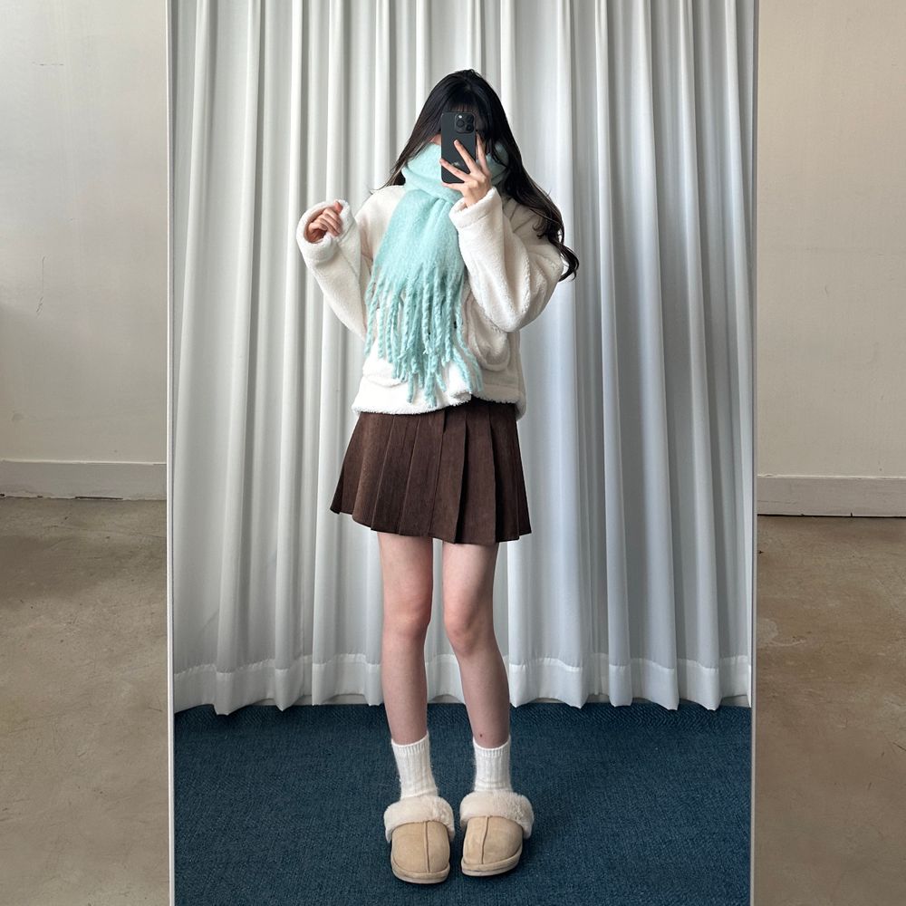 PUTUMAYO コーデュロイ　ジャケット&スカート コーデュロイシャツジャケット&ミニスカートSET | レディース