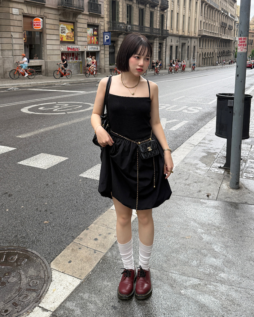 BALMAIN ロゴ入りノースリーブミニワンピース Short tweed dress with straps - Women | BALMAIN