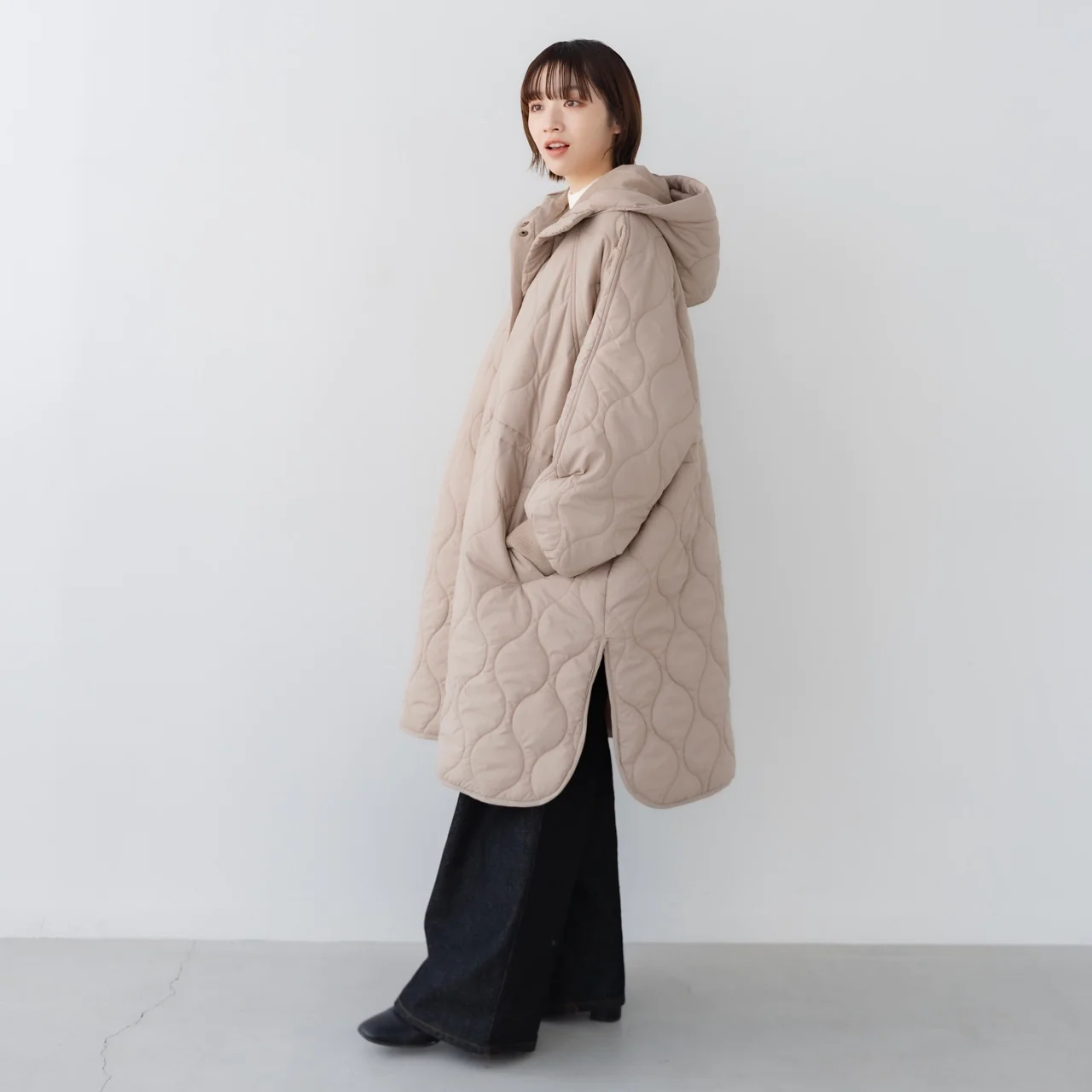 ドロストキルティングコート | ファッション通販サイト NUGU