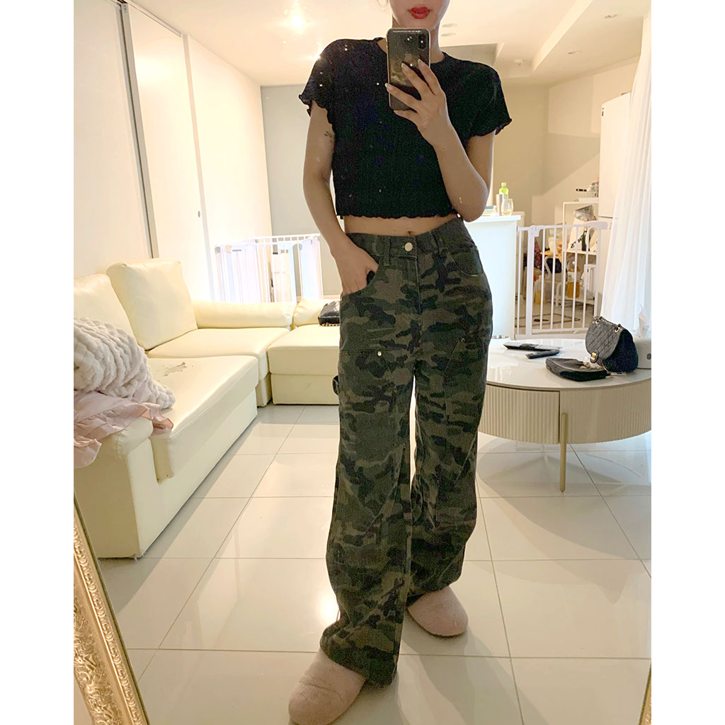 カモフラージュパターンカーゴパンツ | ファッション通販サイト NUGU