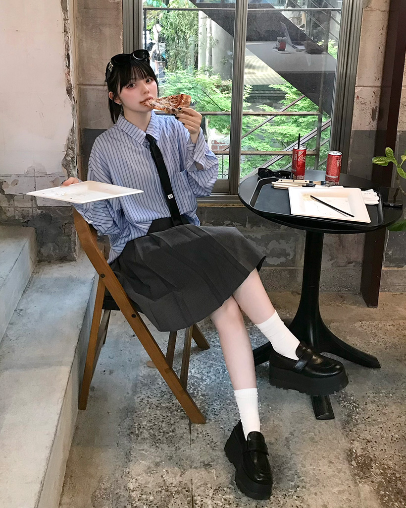 ベルトセットプリーツミディスカート | ファッション通販サイト NUGU