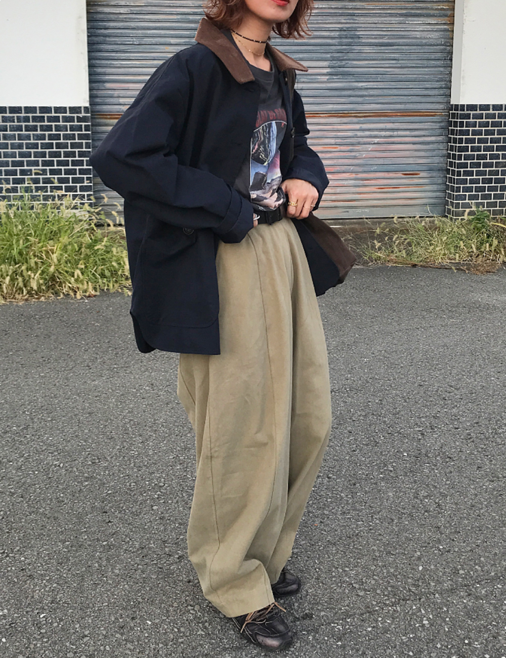 コーデュロイ襟ジャケット | ファッション通販サイト NUGU