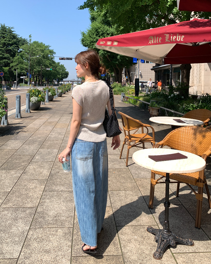 ウォッシングロングデニムスカート | ファッション通販サイト NUGU
